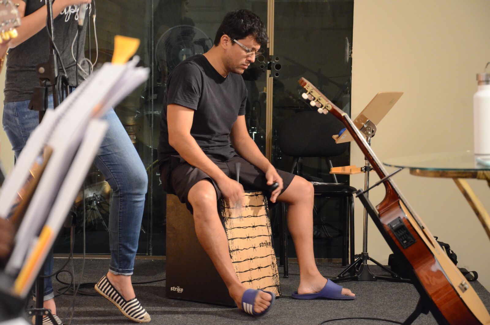 Nikon D7000 sample photo. Cajon, music, acoustic photography