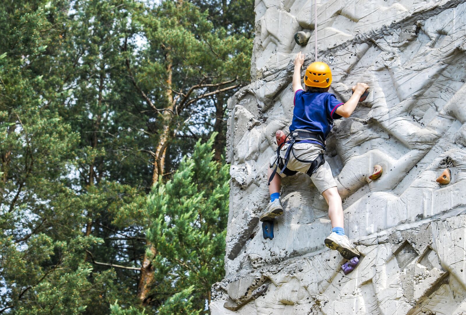 Nikon D60 sample photo. Climbing, boy, child photography