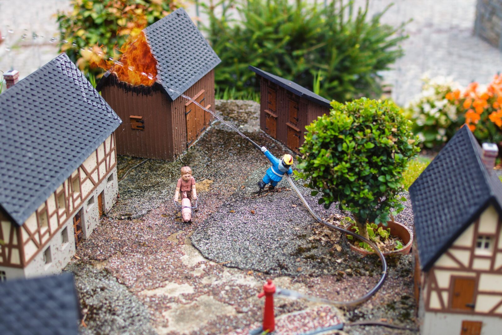 Nikon D7200 sample photo. Fire, flame house, burn photography