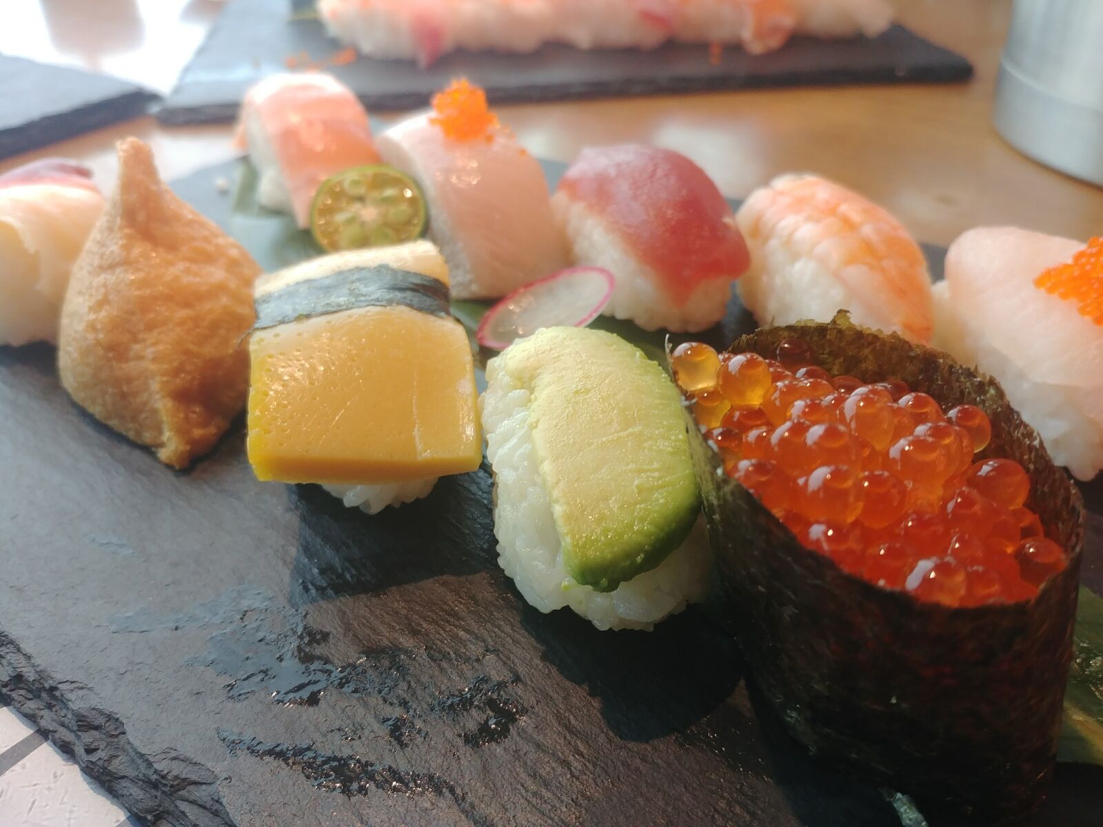 LG G6 sample photo. Sushi, japanese food, food photography