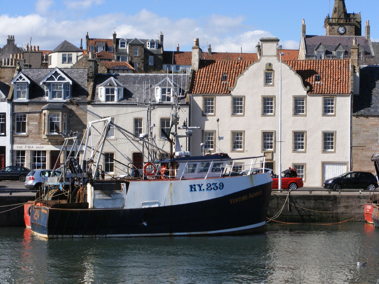 Fujifilm FinePix S5700 S700 sample photo. Pittenweem, fishing, harbour photography