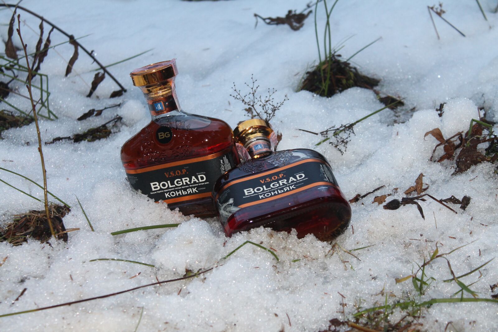 Canon EOS 1100D (EOS Rebel T3 / EOS Kiss X50) sample photo. Alcohol, snow, cognac photography