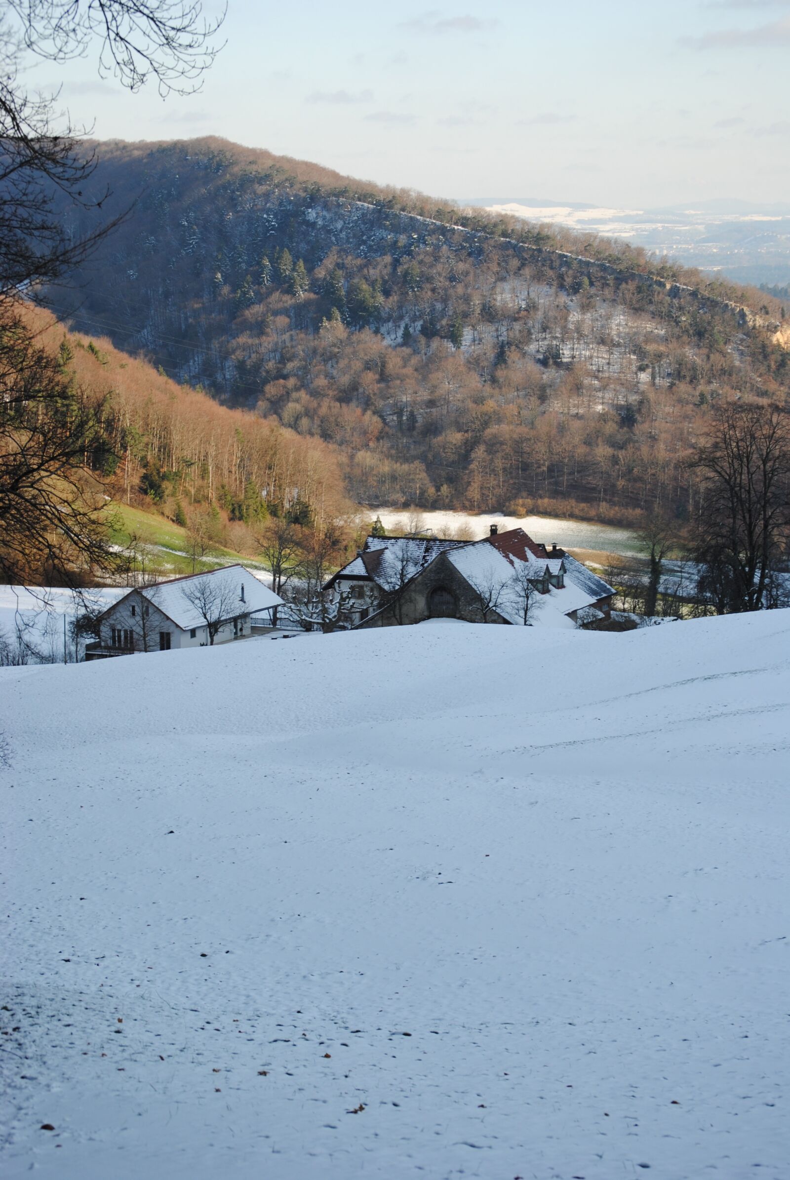 Nikon D3000 sample photo. Wintry, barmelhof, erlinsbach photography