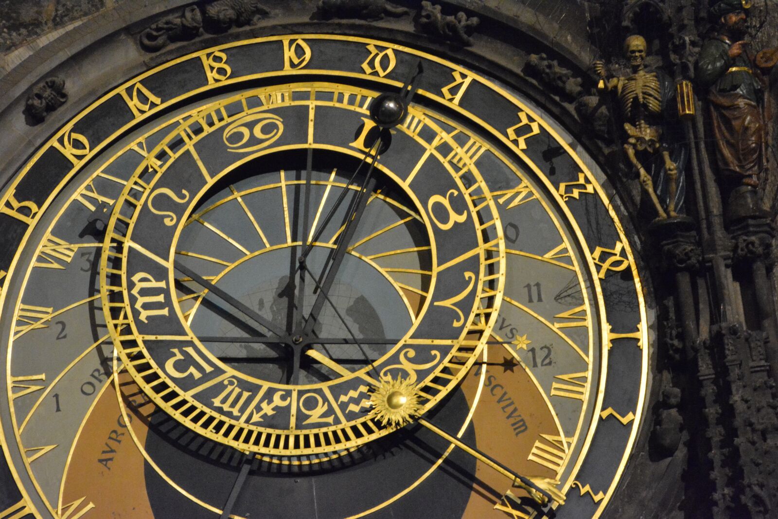 Nikon D5200 sample photo. Prague, clock, city photography