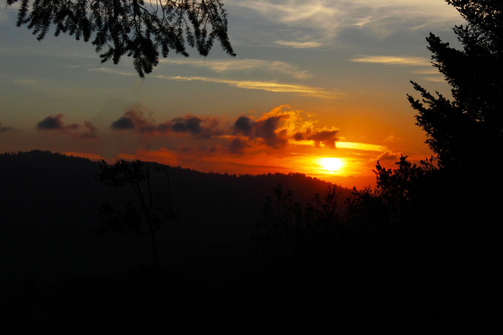 Canon EF-S 18-55mm F3.5-5.6 III sample photo. Sunset, sun, landscape photography