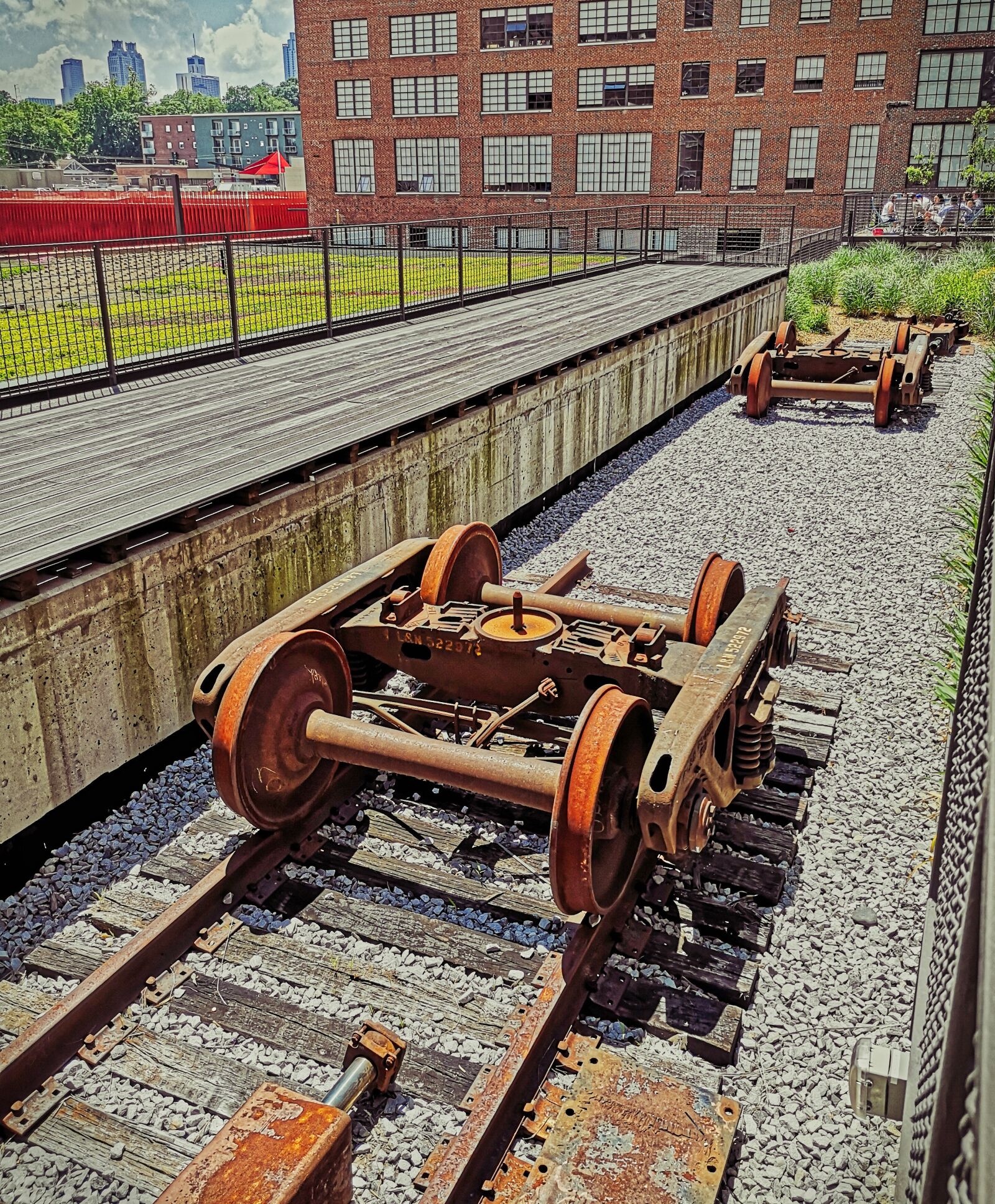HUAWEI P20 sample photo. Bogie, gleise, rails photography