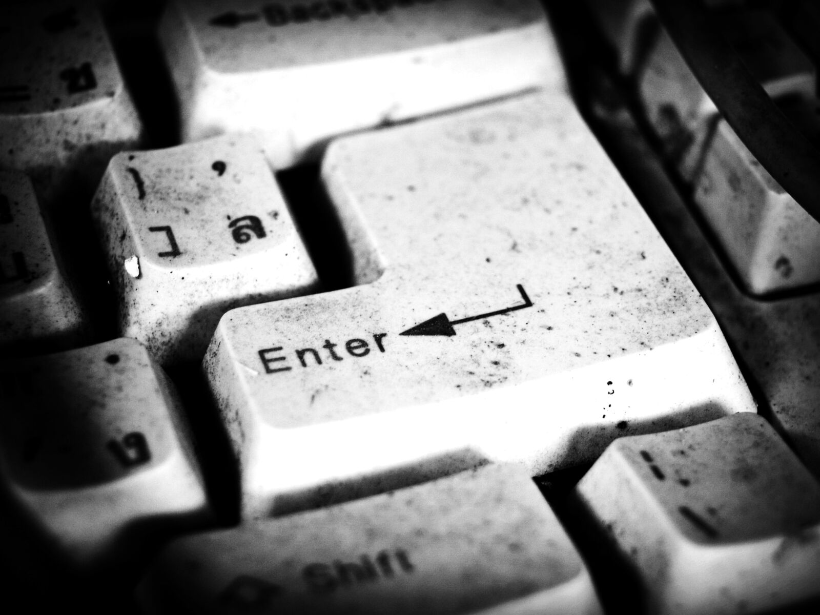 Olympus E-300 (EVOLT E-300) sample photo. Alphabet, board, button, communication photography