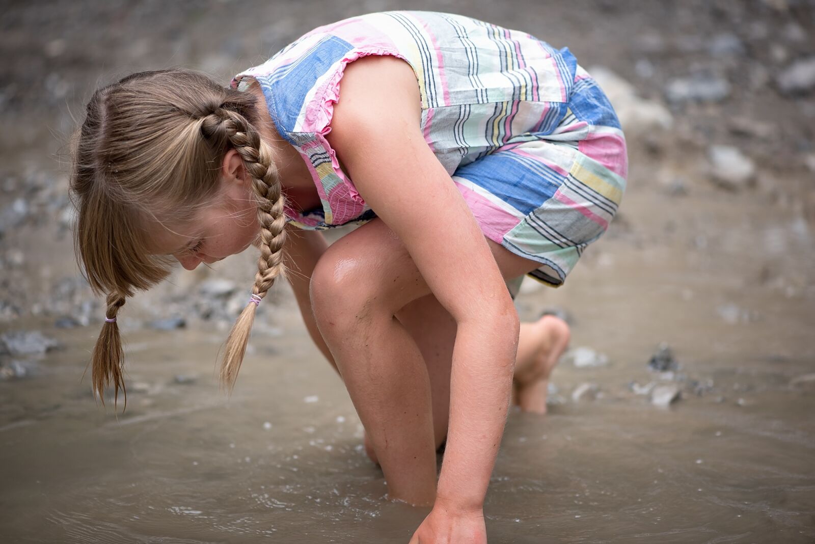 Nikon D750 sample photo. Water, splashing, childhood photography