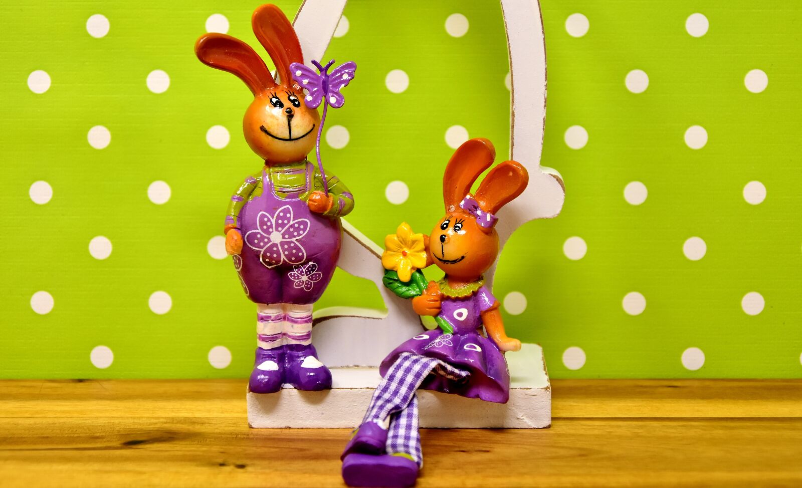 Nikon D7200 sample photo. Easter, easter bunny, pair photography