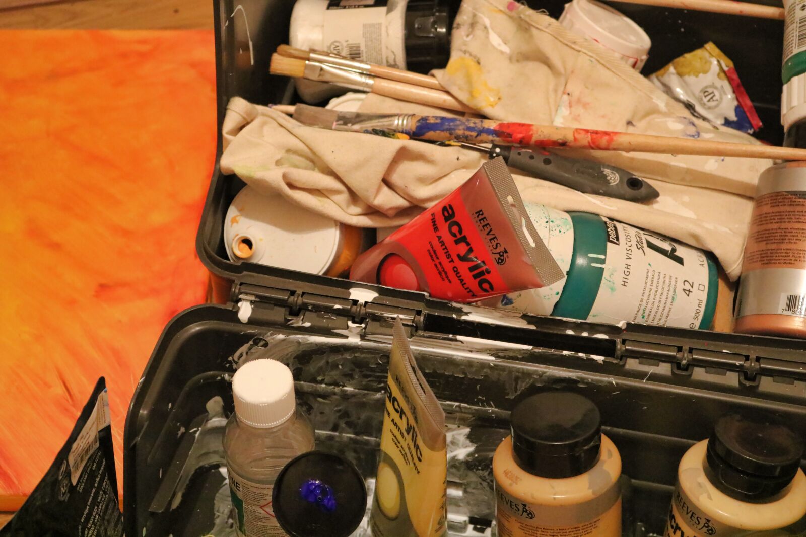 Canon EOS 750D (EOS Rebel T6i / EOS Kiss X8i) sample photo. Paints, painting, acrylics photography