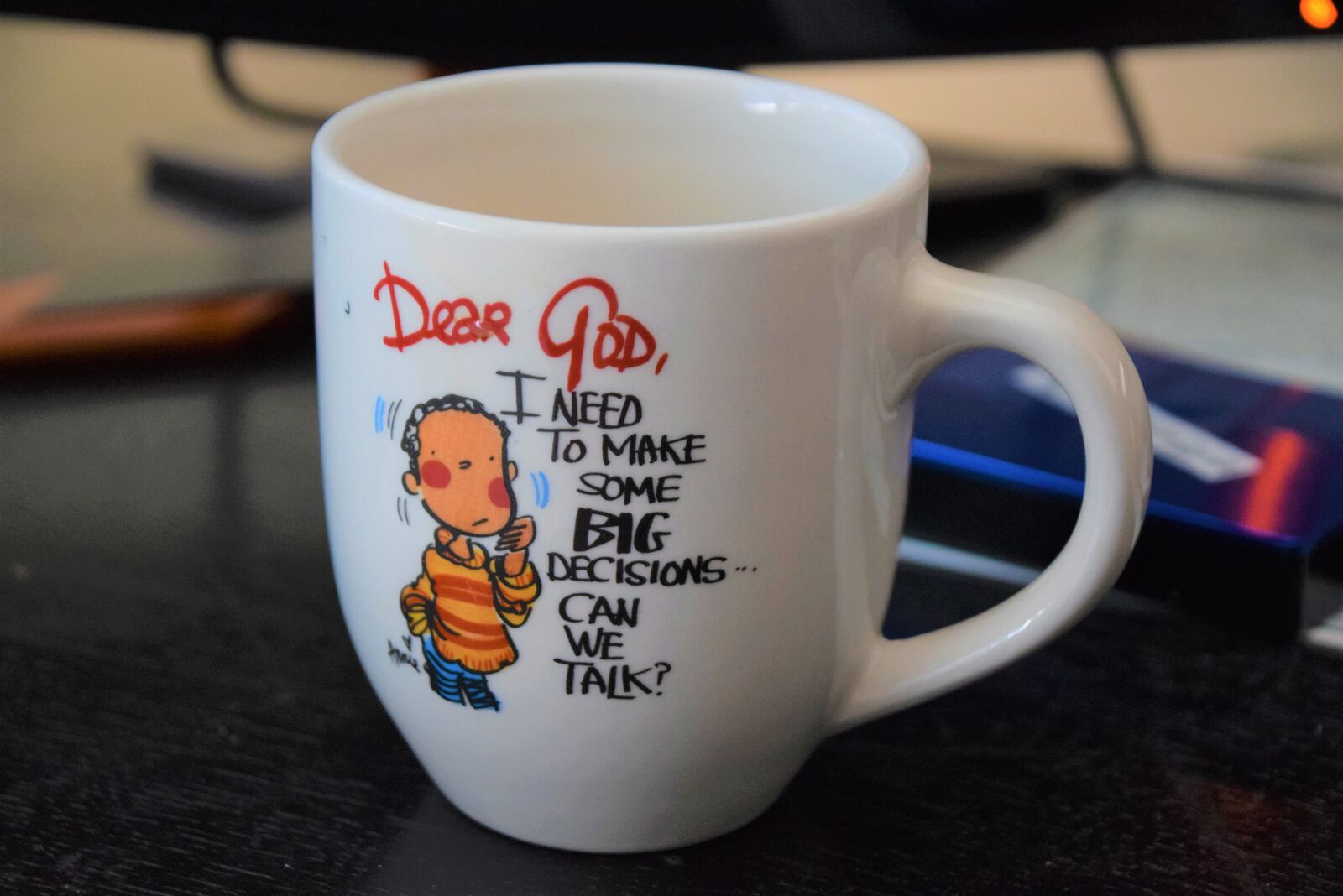 Nikon D3300 sample photo. Messages, mug, coffee photography