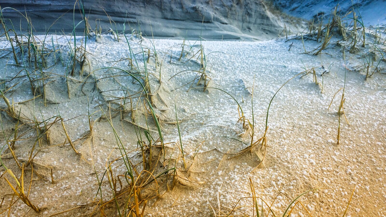 iPhone 5s back camera 4.15mm f/2.2 sample photo. Winter, north sea, denmark photography