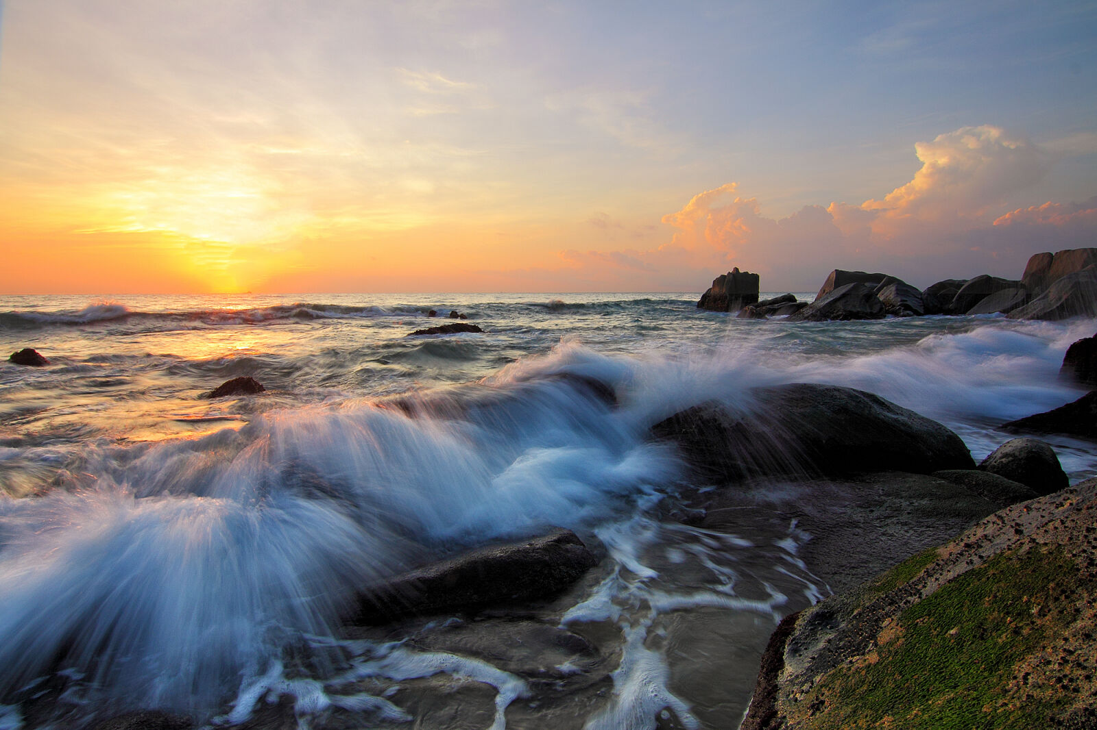 Canon EOS 50D sample photo. Sea, dawn, landscape, nature photography