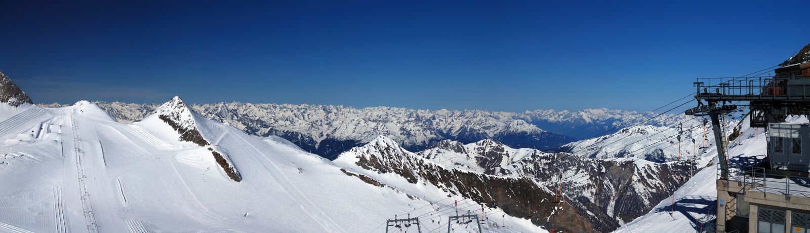 Nikon D80 sample photo. Hintertux, austria, panorama photography
