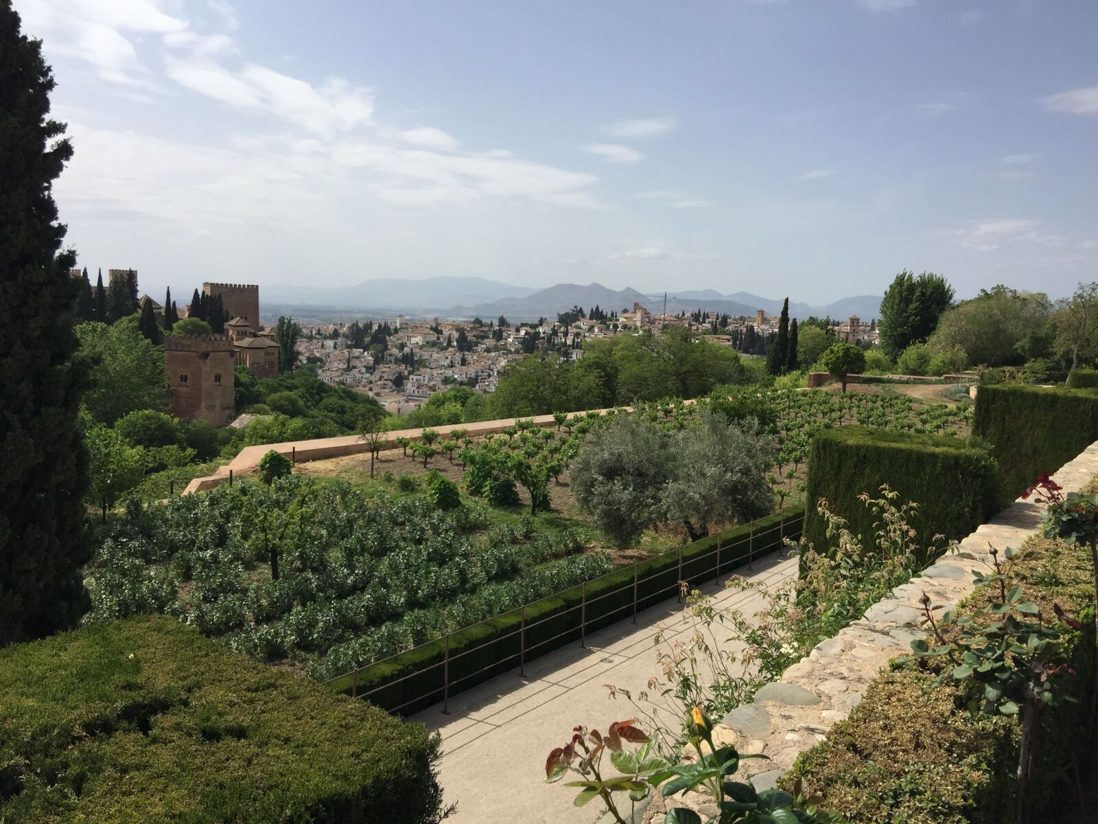 iPhone 6 Plus back camera 4.15mm f/2.2 sample photo. Alhambra, generalife, albaicín photography