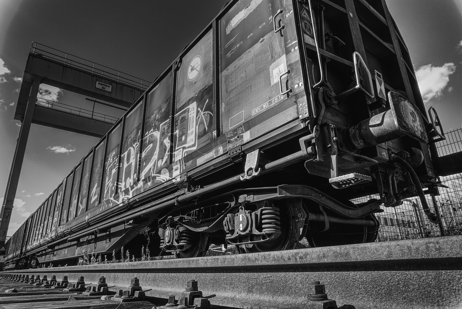Sony a6000 sample photo. Train, wagon, railway photography