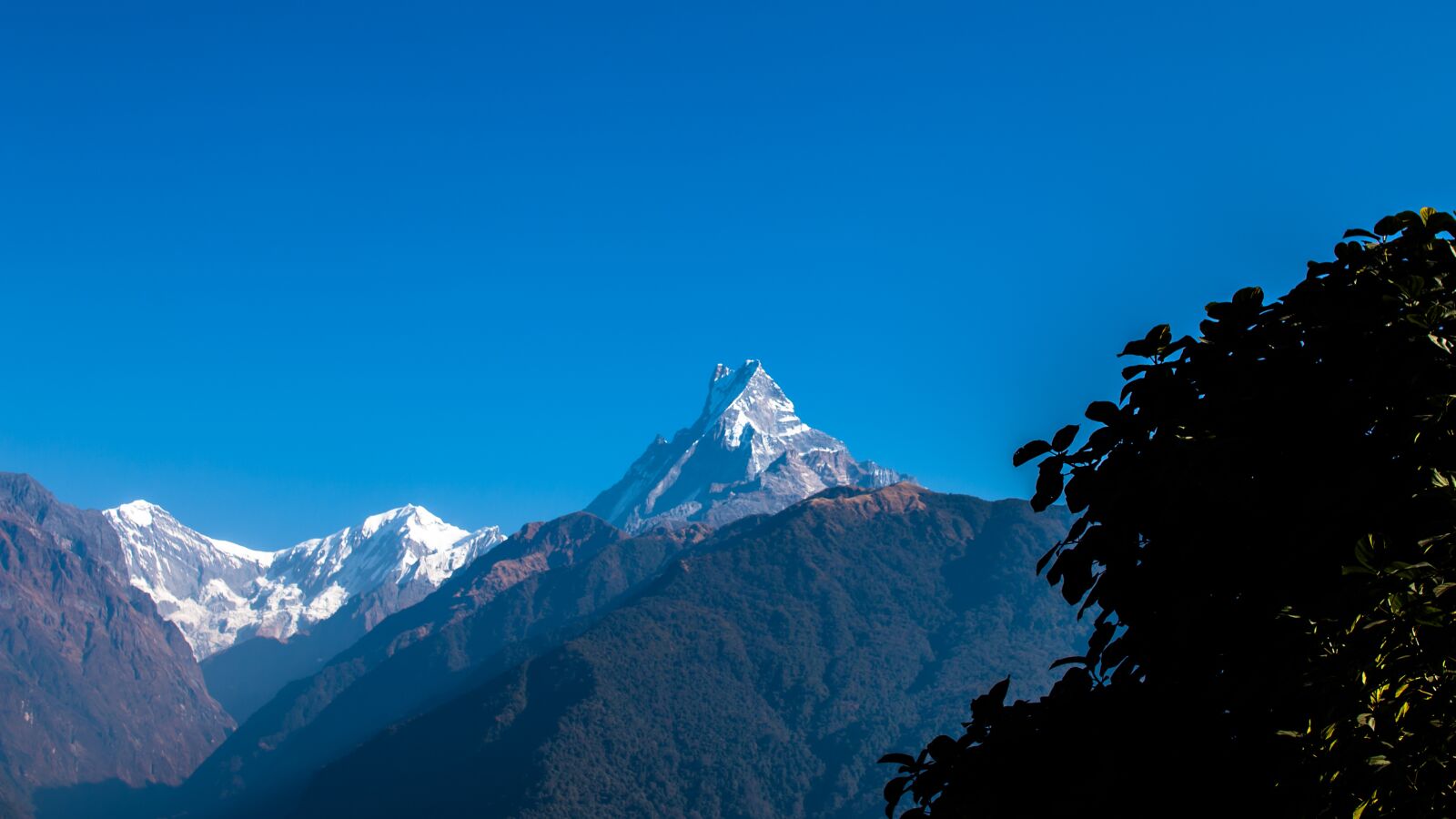 Canon EOS 70D sample photo. Fishtail, mountain, himalayas photography