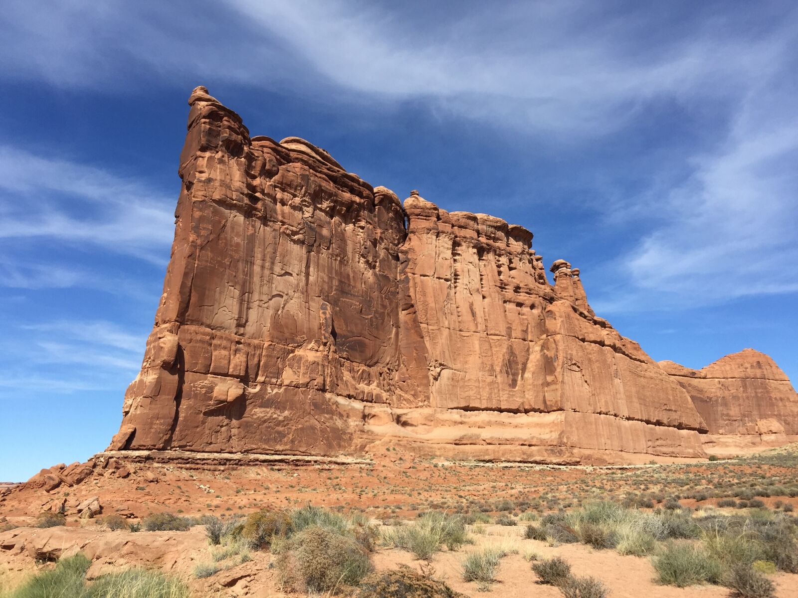 iPhone 6 Plus back camera 4.15mm f/2.2 sample photo. Arches national park, canyon photography