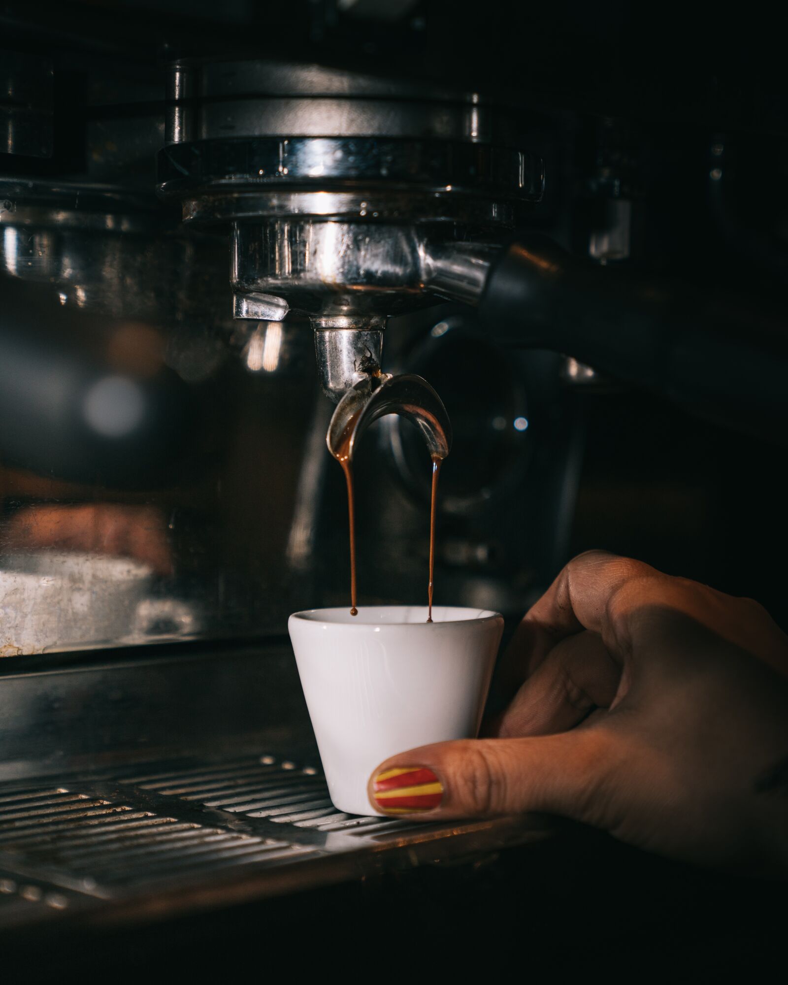 Sony a7R II + Sony FE 24-70mm F2.8 GM sample photo. Coffee, espresso, coffee machine photography