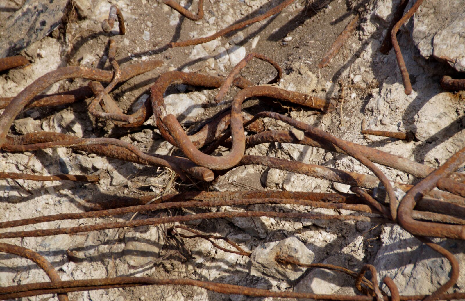 Sony SLT-A58 sample photo. Iron, wires, reinforced concrete photography
