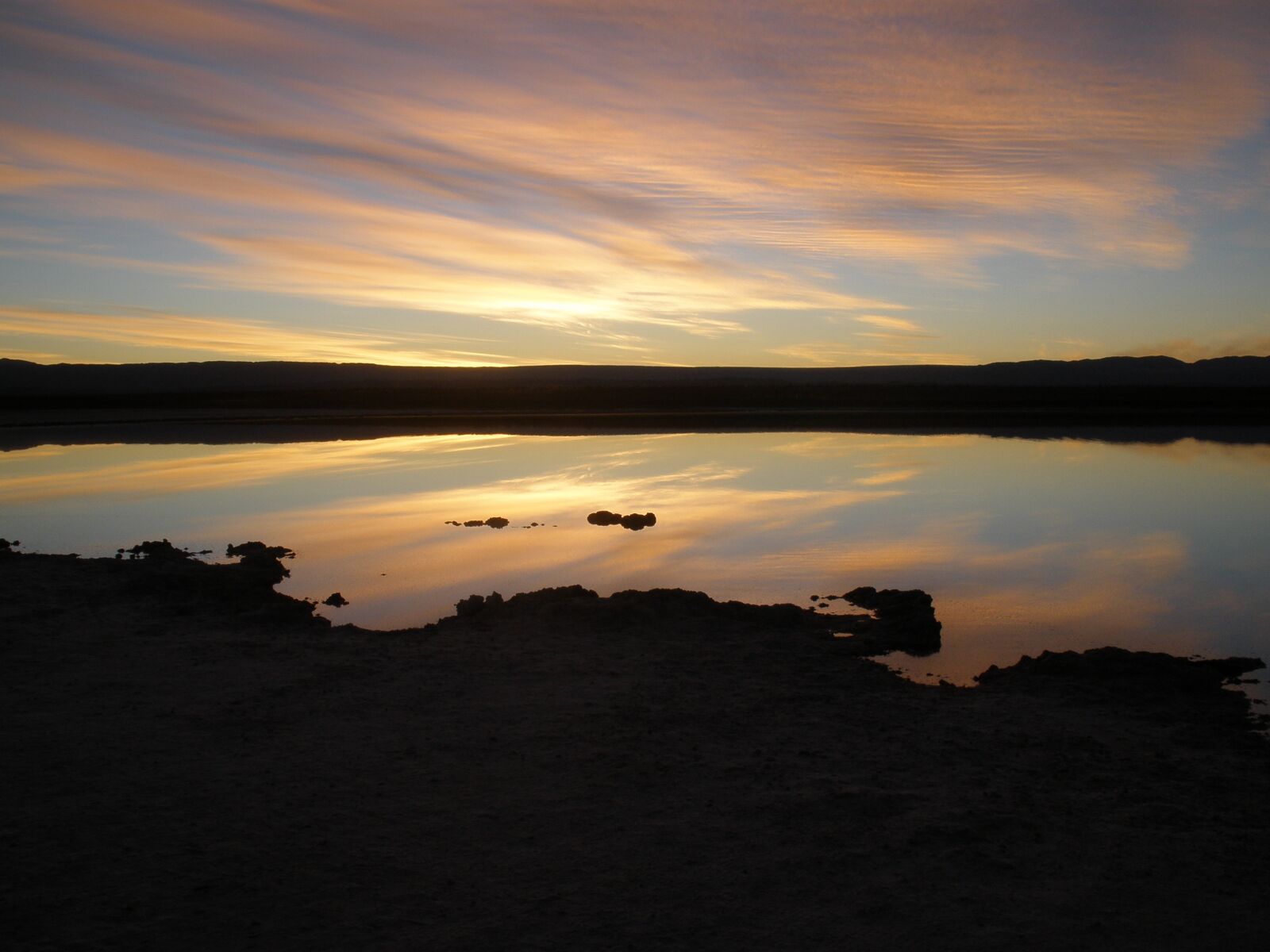 Olympus FE340,X855,C560 sample photo. Lake, sky, clouds photography