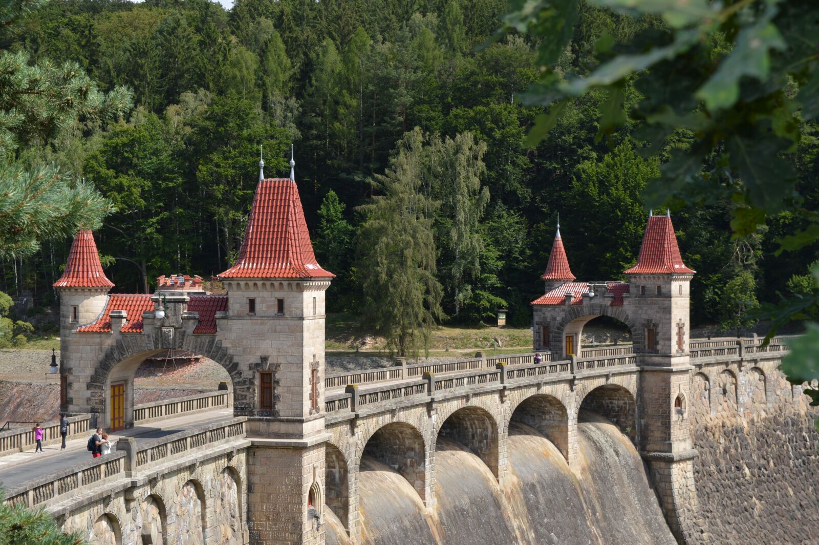 Nikon D3200 sample photo. Dam, stone, landscape photography