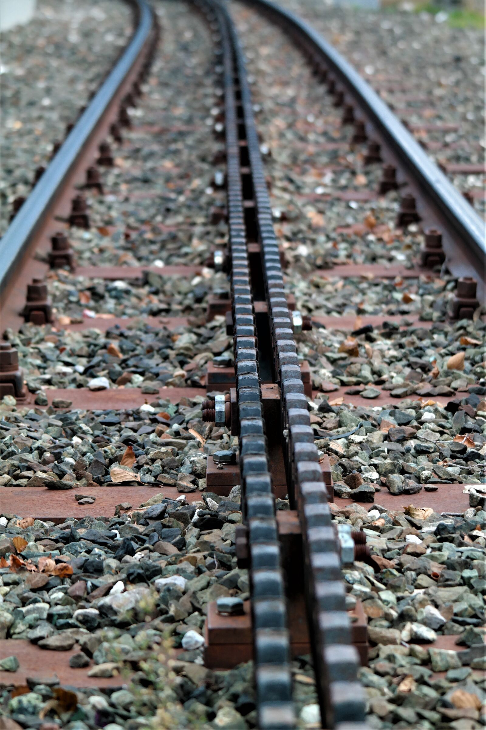 Samsung NX30 sample photo. Rails, rack railway, mountain photography