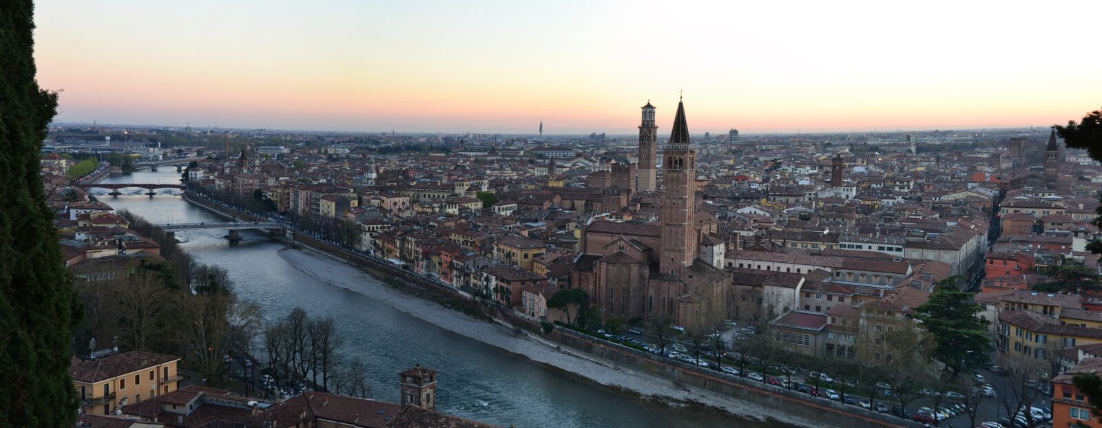 Nikon D3100 sample photo. Italy, panorama, river photography