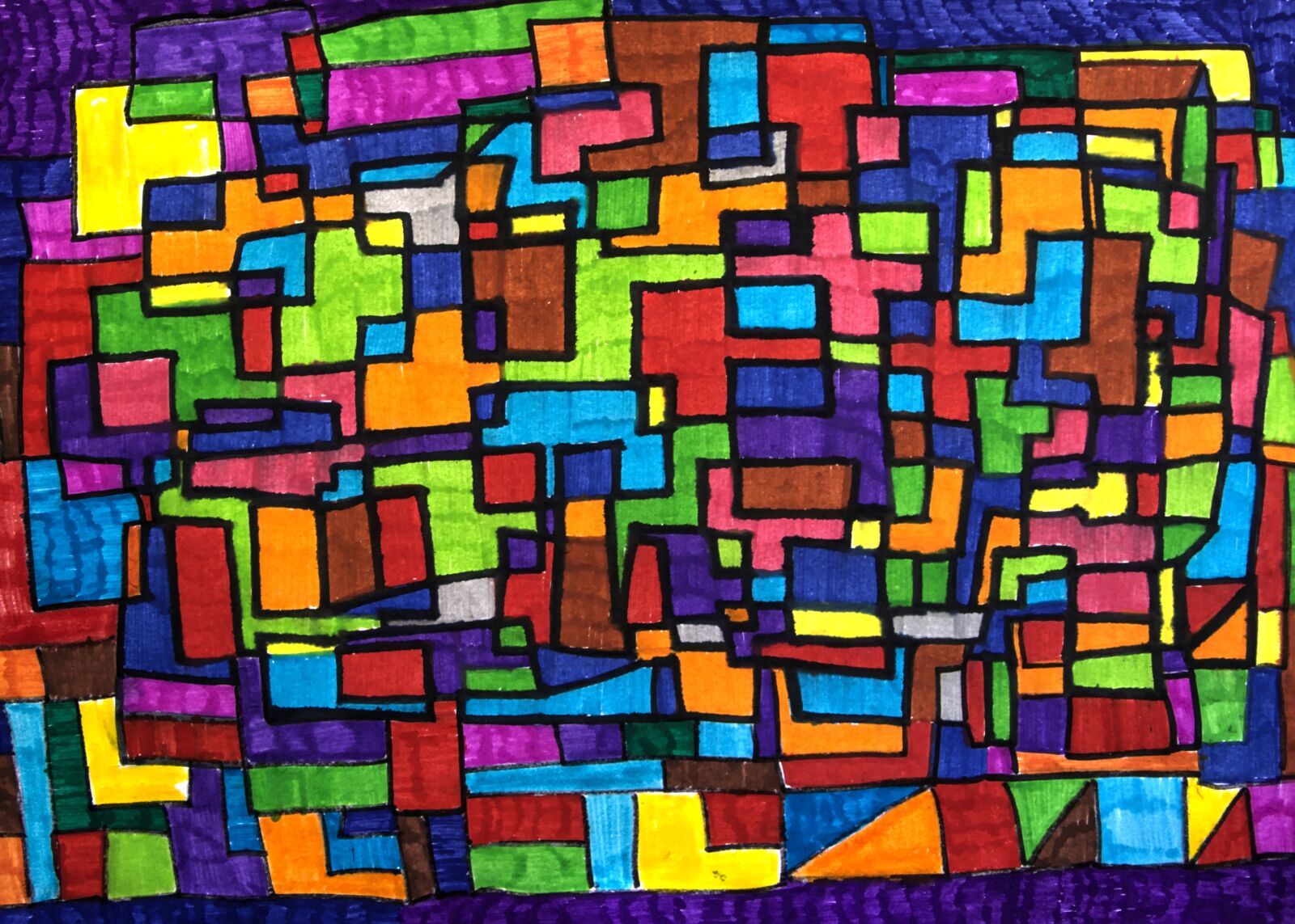 Nikon D5200 sample photo. Background, paper, felt pens photography
