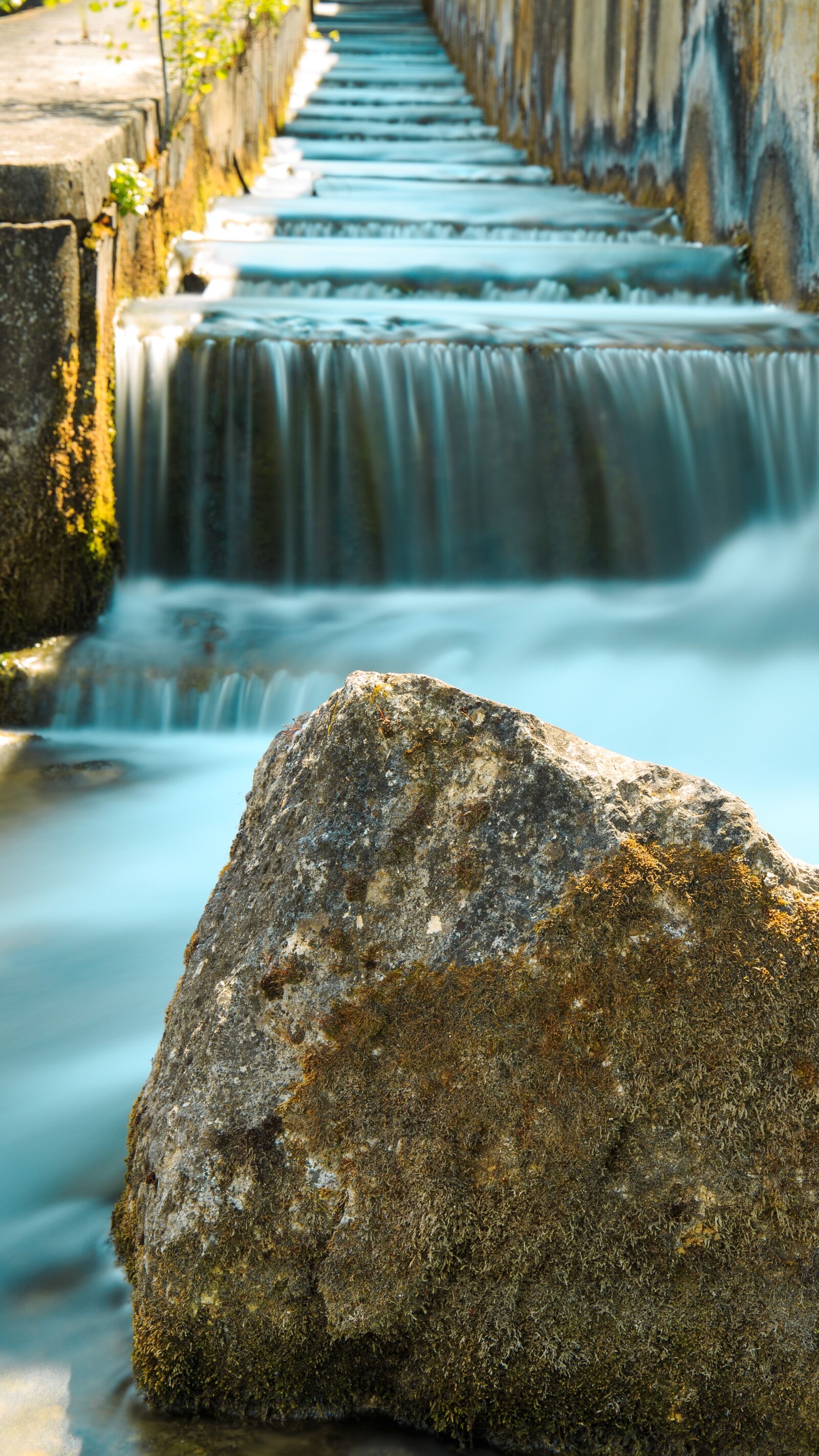 Canon EF 24-105mm F3.5-5.6 IS STM sample photo. Fish ladder, barrage, river photography