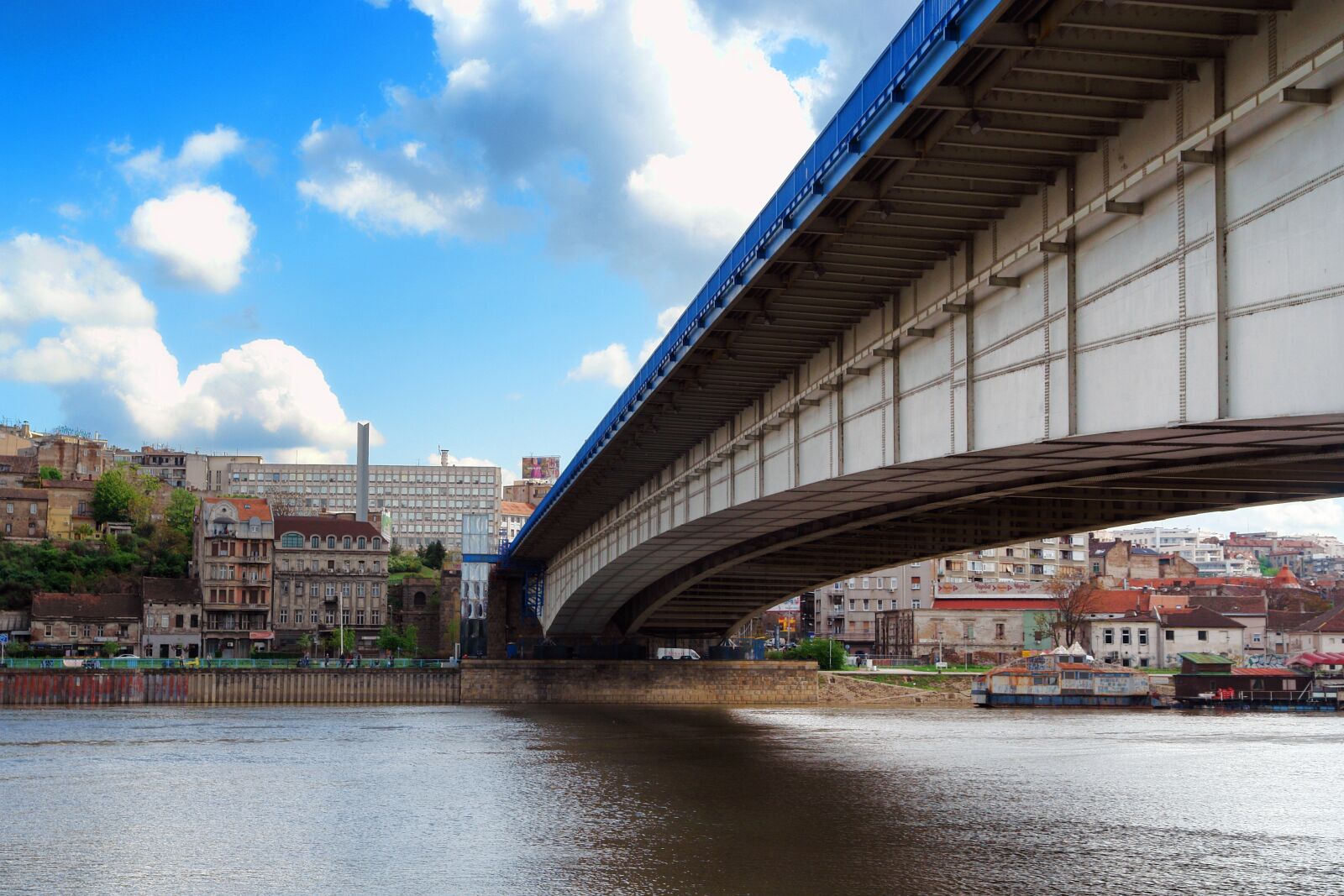 Sony DSC-R1 sample photo. Bridge, belgrade, serbia photography