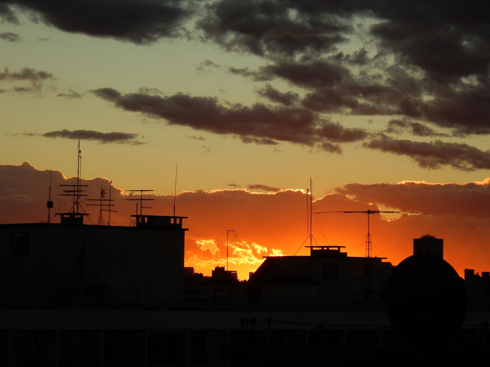 Nikon Coolpix S9900 sample photo. Orange, sky, sky, skyline photography