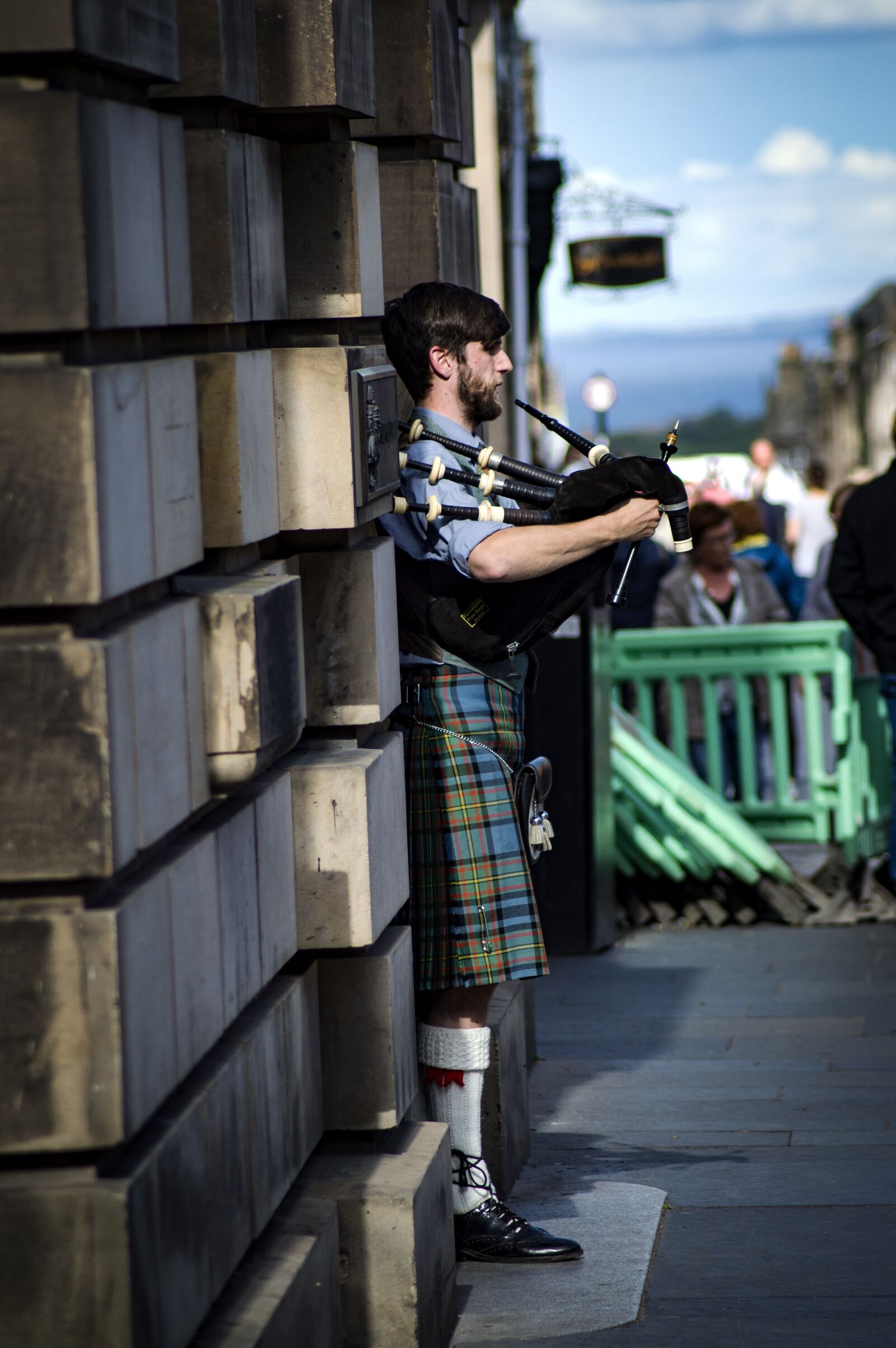 Nikon D3200 sample photo. Bagpipe, scotland, culture photography