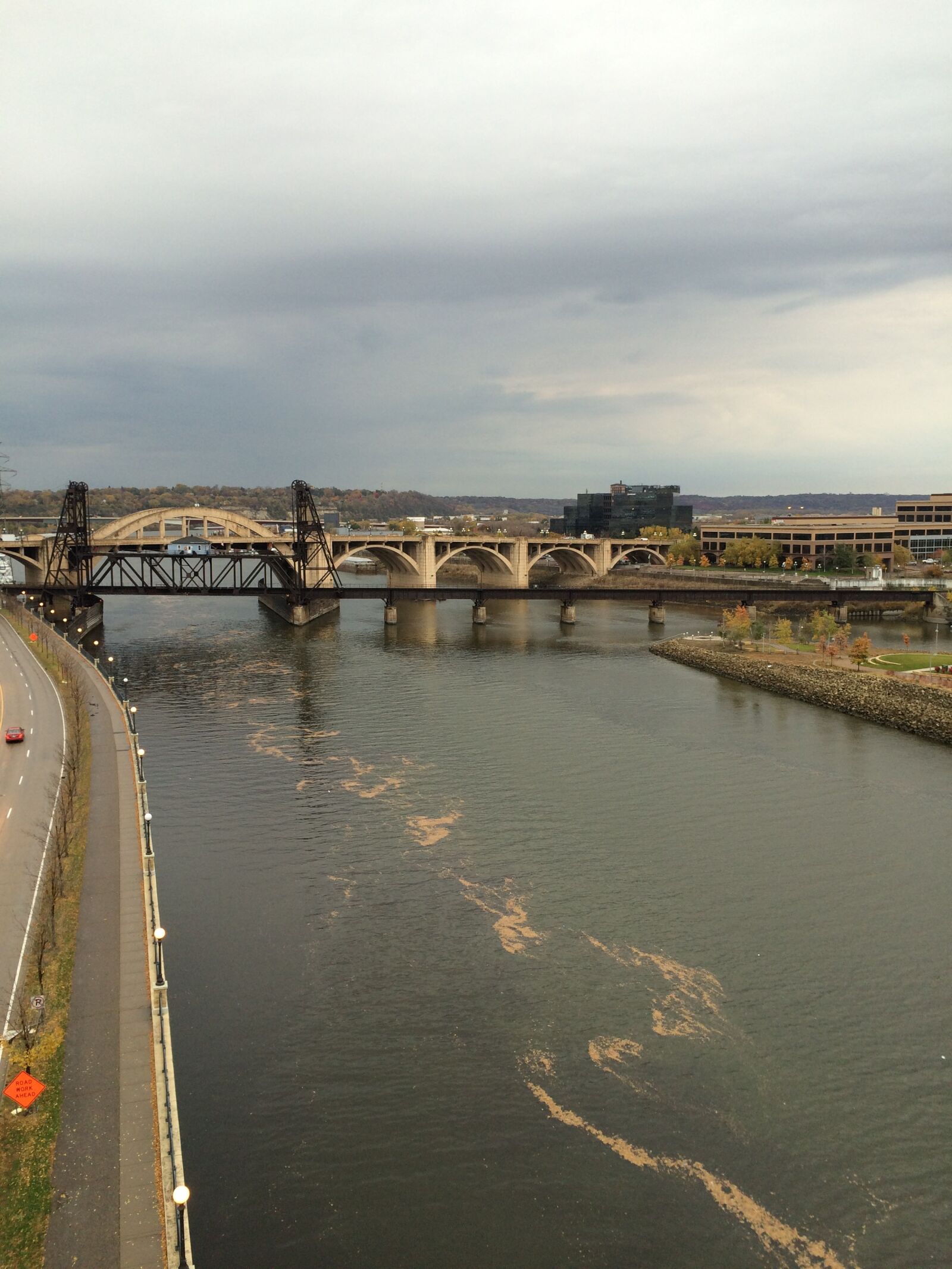 iPhone 5s back camera 4.15mm f/2.2 sample photo. Mississippi river, minneapolis, minnesota photography