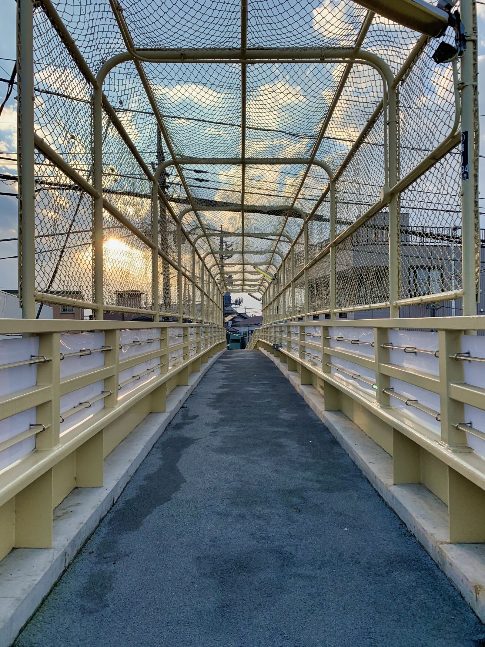 iPhone XS Max back dual camera 4.25mm f/1.8 sample photo. Walkway, japan, saitama photography