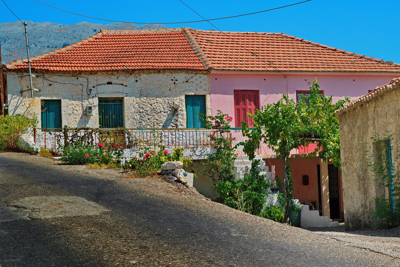 Nikon D3300 sample photo. Village home, architecture, greek photography