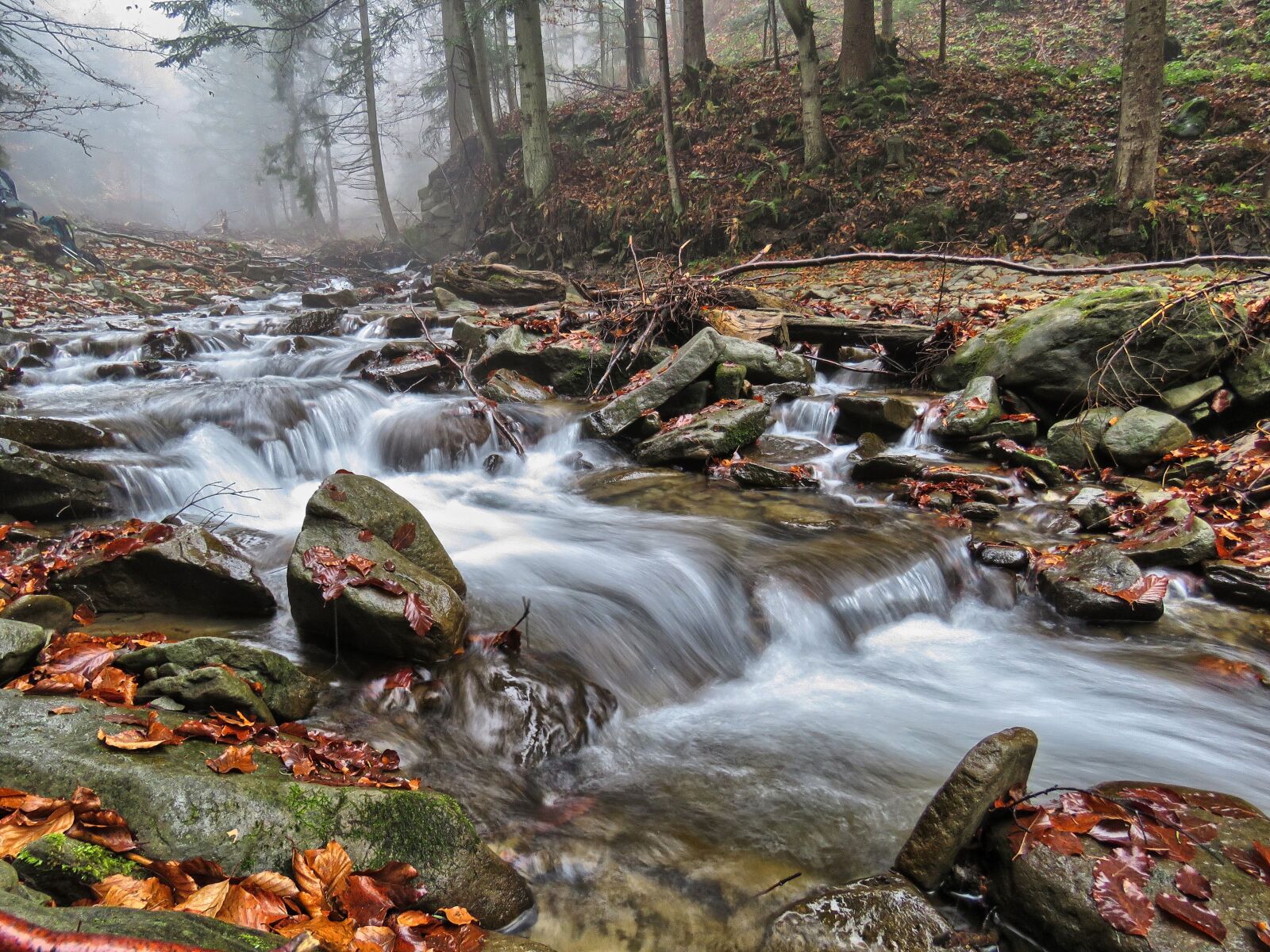 Canon PowerShot SX60 HS sample photo. River, water, cascade photography