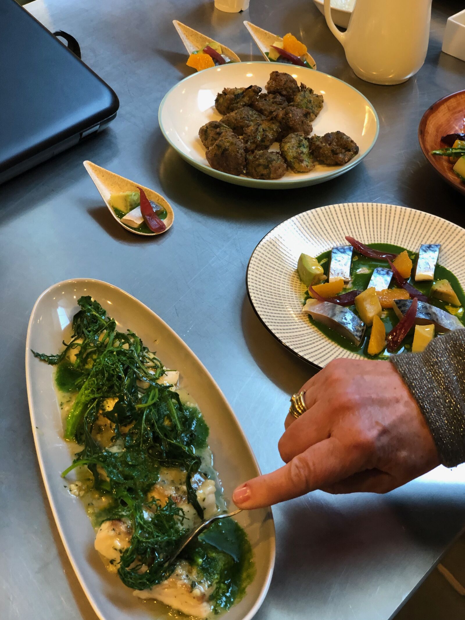 iPhone X back dual camera 6mm f/2.4 sample photo. Food, cooking workshop, market photography