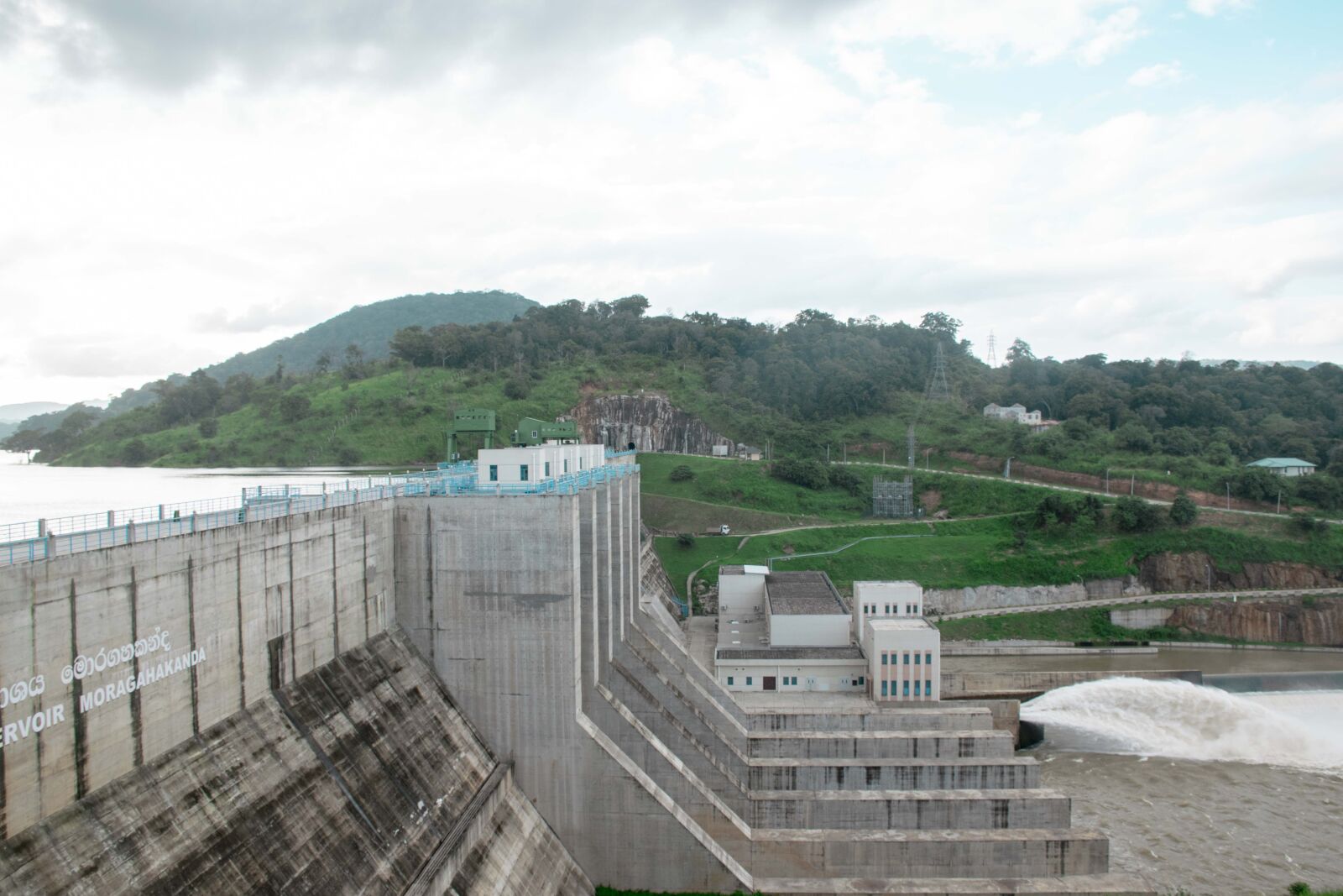 Nikon D5300 sample photo. Moragahakanda, dam, powerstation photography