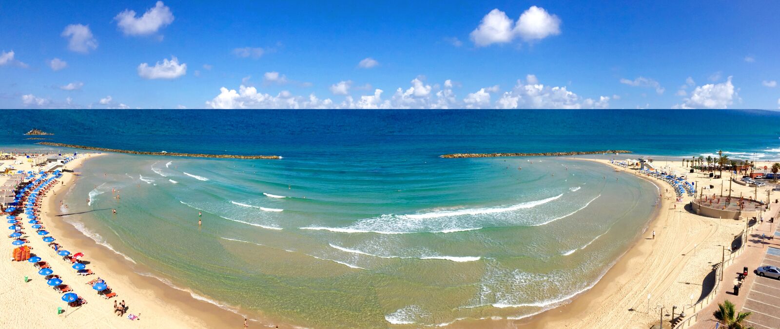 Apple iPhone 6 sample photo. Israel, netanya, panorama photography