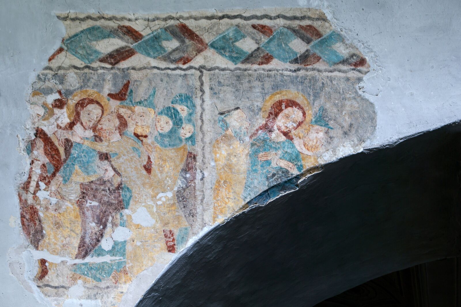 Samsung NX300M sample photo. Jesus, fresco, mural photography