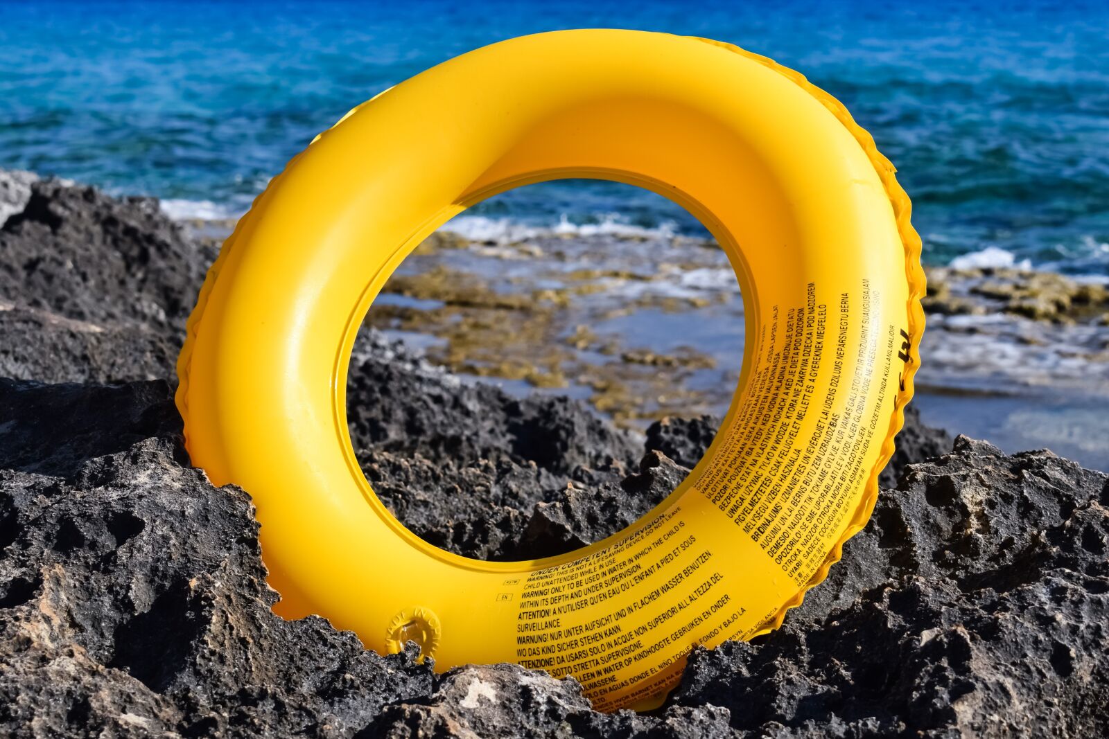 Nikon D3300 sample photo. Life vest, yellow, safety photography