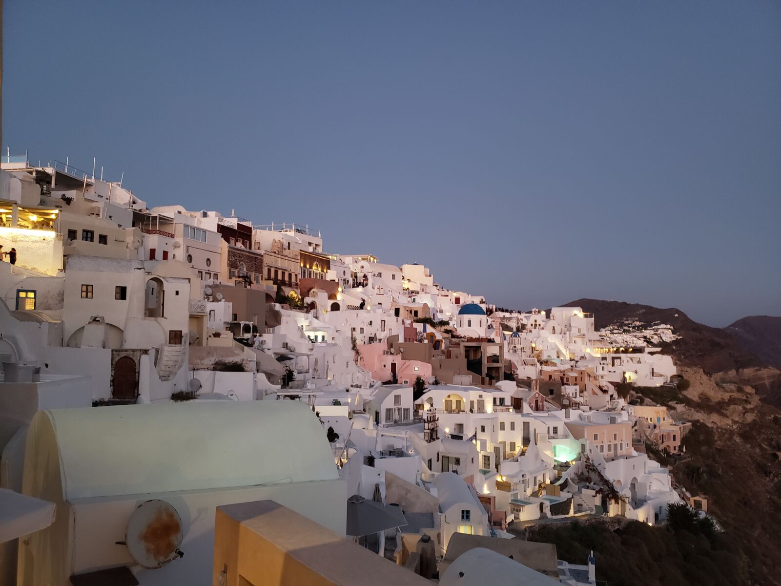 Samsung Galaxy S9+ sample photo. Santorini, greece, island photography