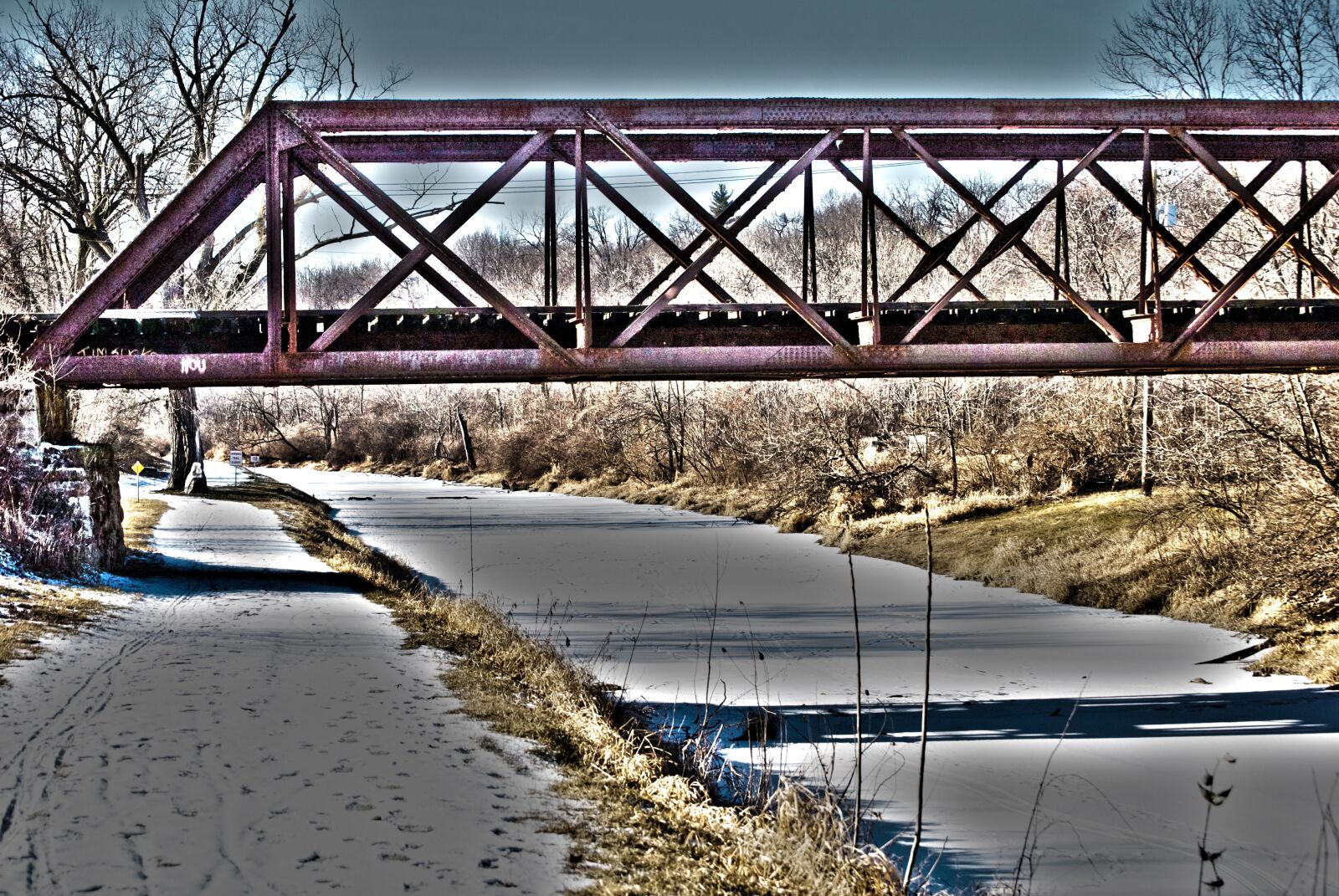 Nikon D200 sample photo. Bridge, utica, il photography