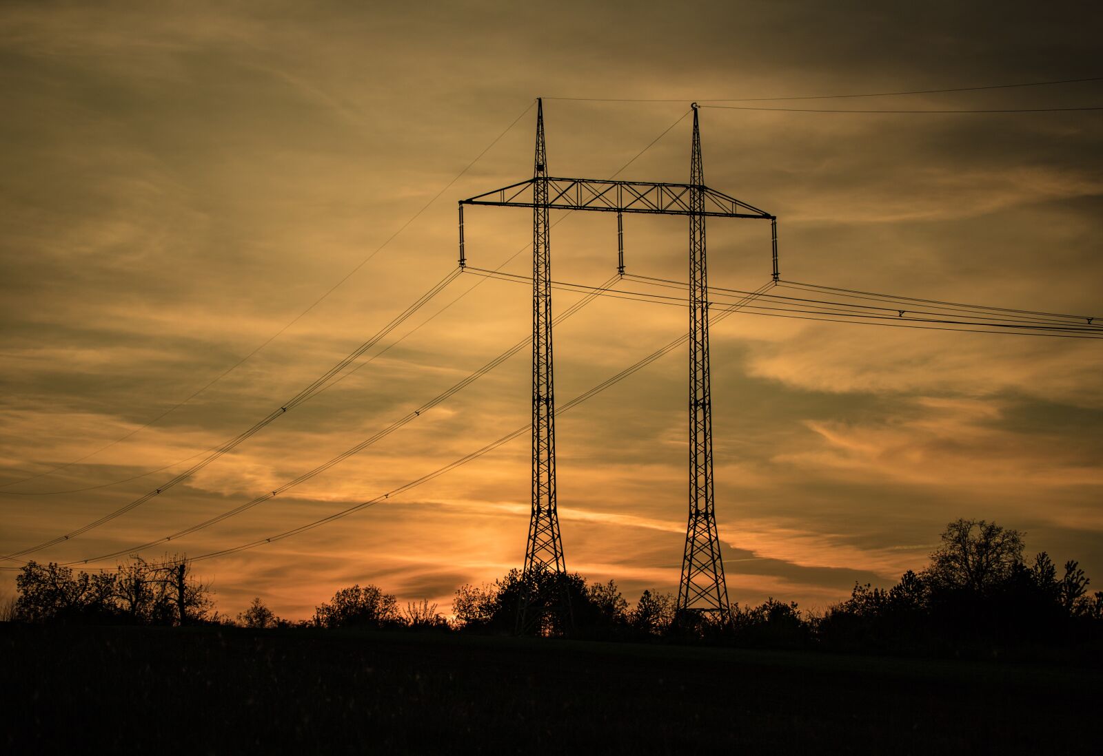 Canon EOS 6D Mark II sample photo. Wire, industry, sunset photography