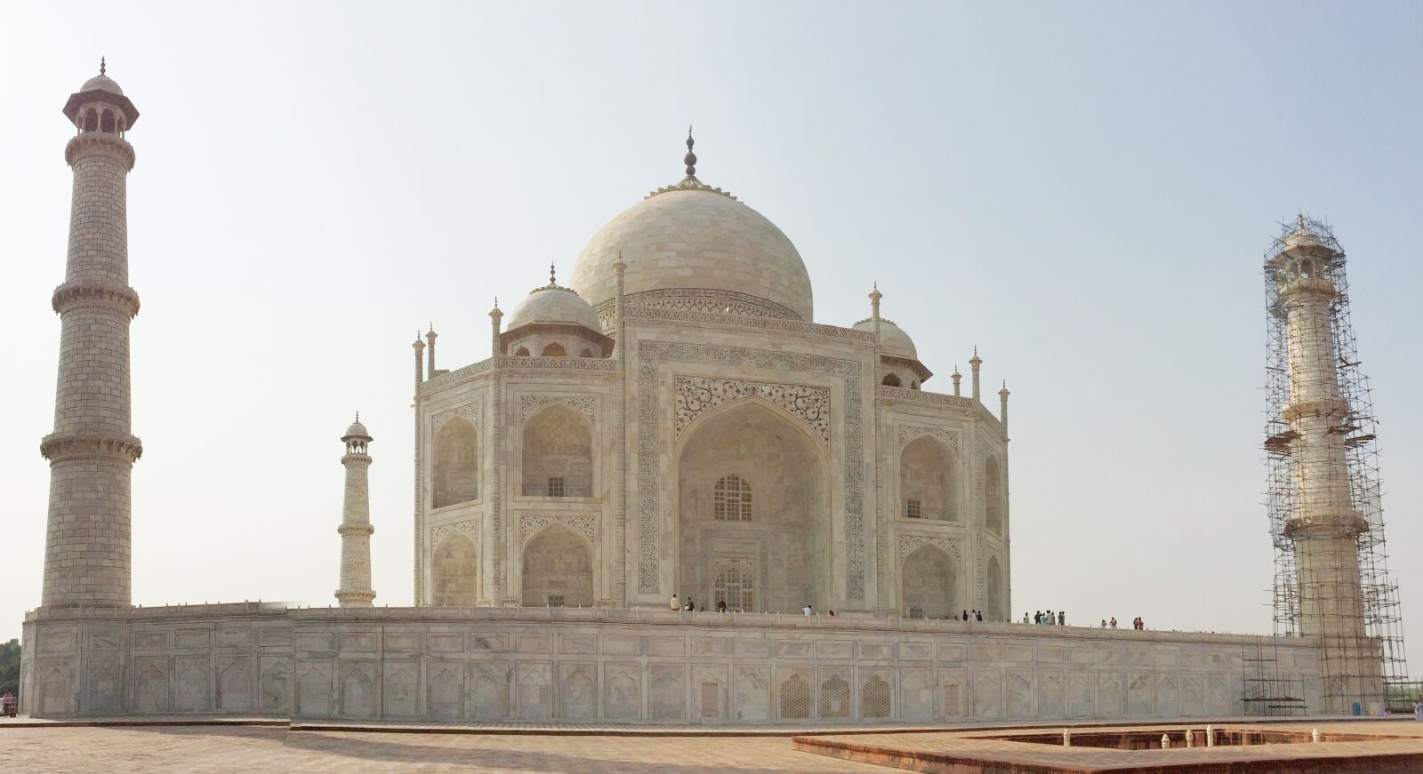 iPhone 5s back camera 4.15mm f/2.2 sample photo. Taj mahal, architecture, monument photography