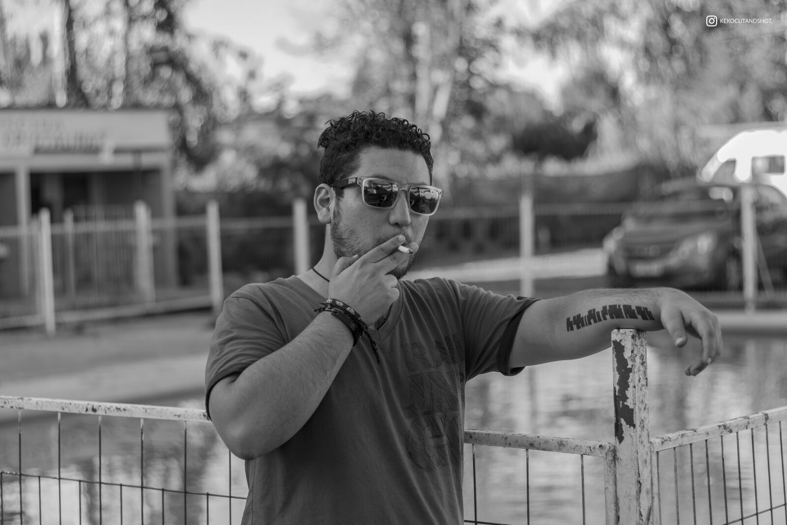 Canon EOS 700D (EOS Rebel T5i / EOS Kiss X7i) sample photo. Black, and, white, bokeh photography