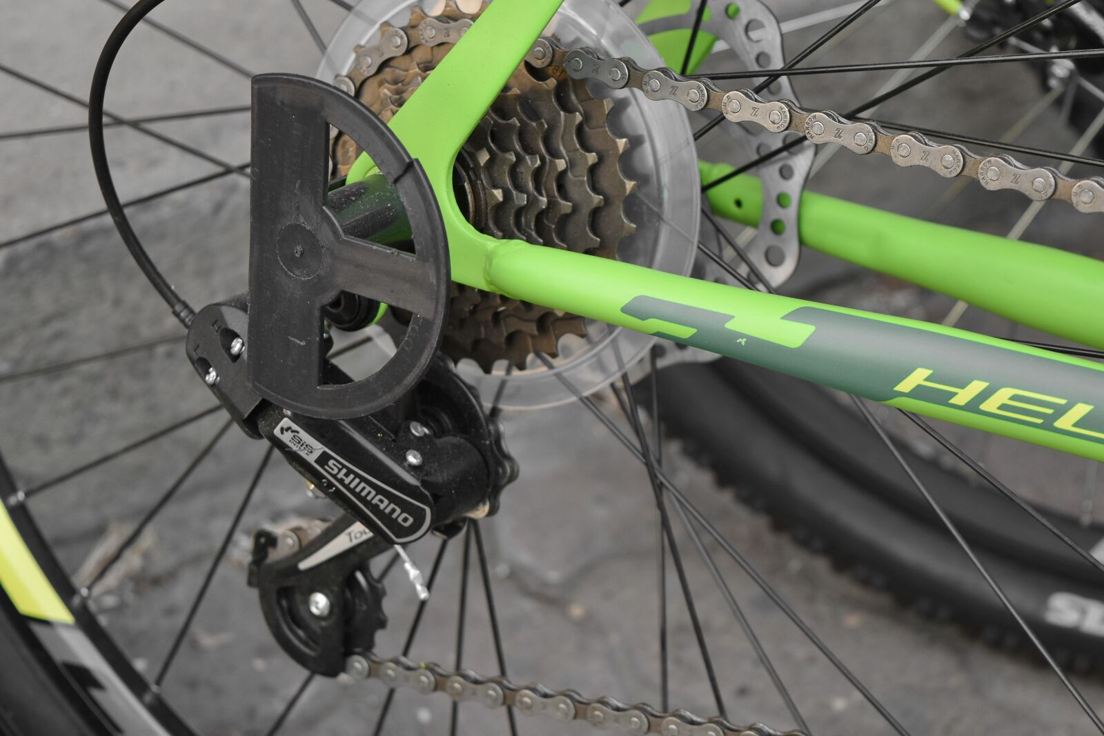 Nikon D5500 sample photo. Bicycle, chain, gearshift, stainless photography