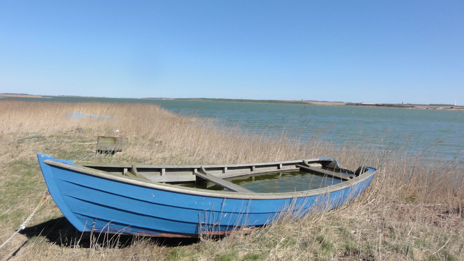 Sony DSC-HX5V sample photo. Denmark, lake, boat photography