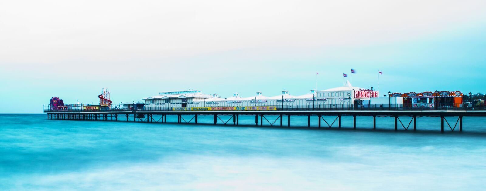 Nikon D3300 sample photo. Paignton, pier, sea photography